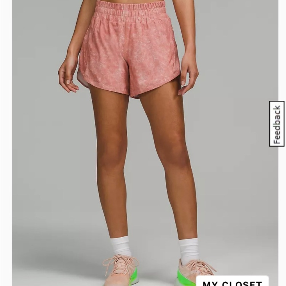 NWT Lululemon Track That Shorts 5” sz 16
